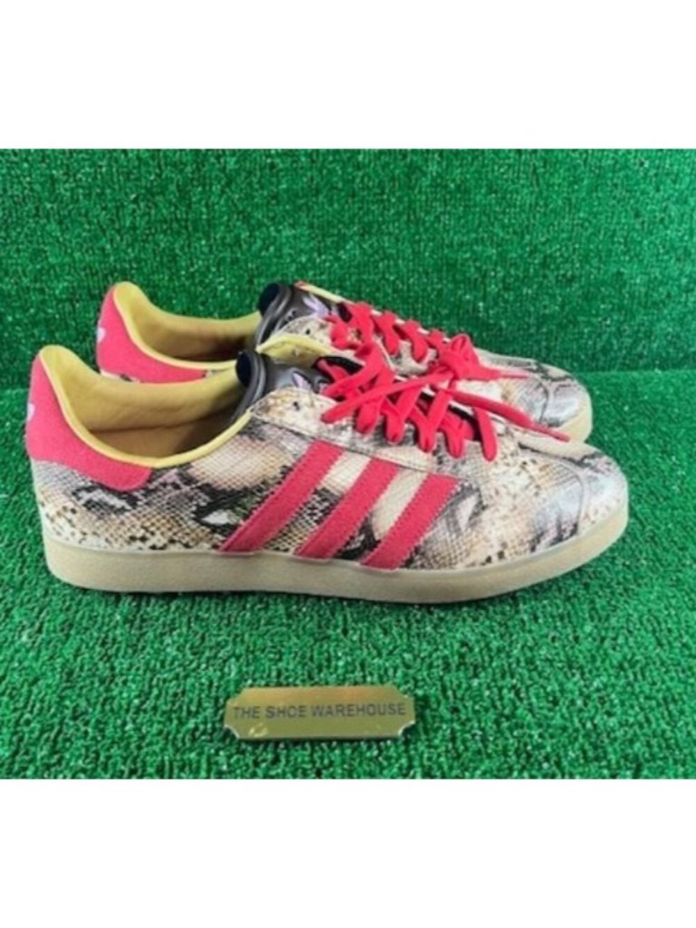 Men Adidas Gazelle Golf Lux Spikeless Preloved Brown Golf Shoes JP7703 Size 9.5